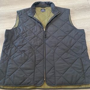 J crew quilted men's vest